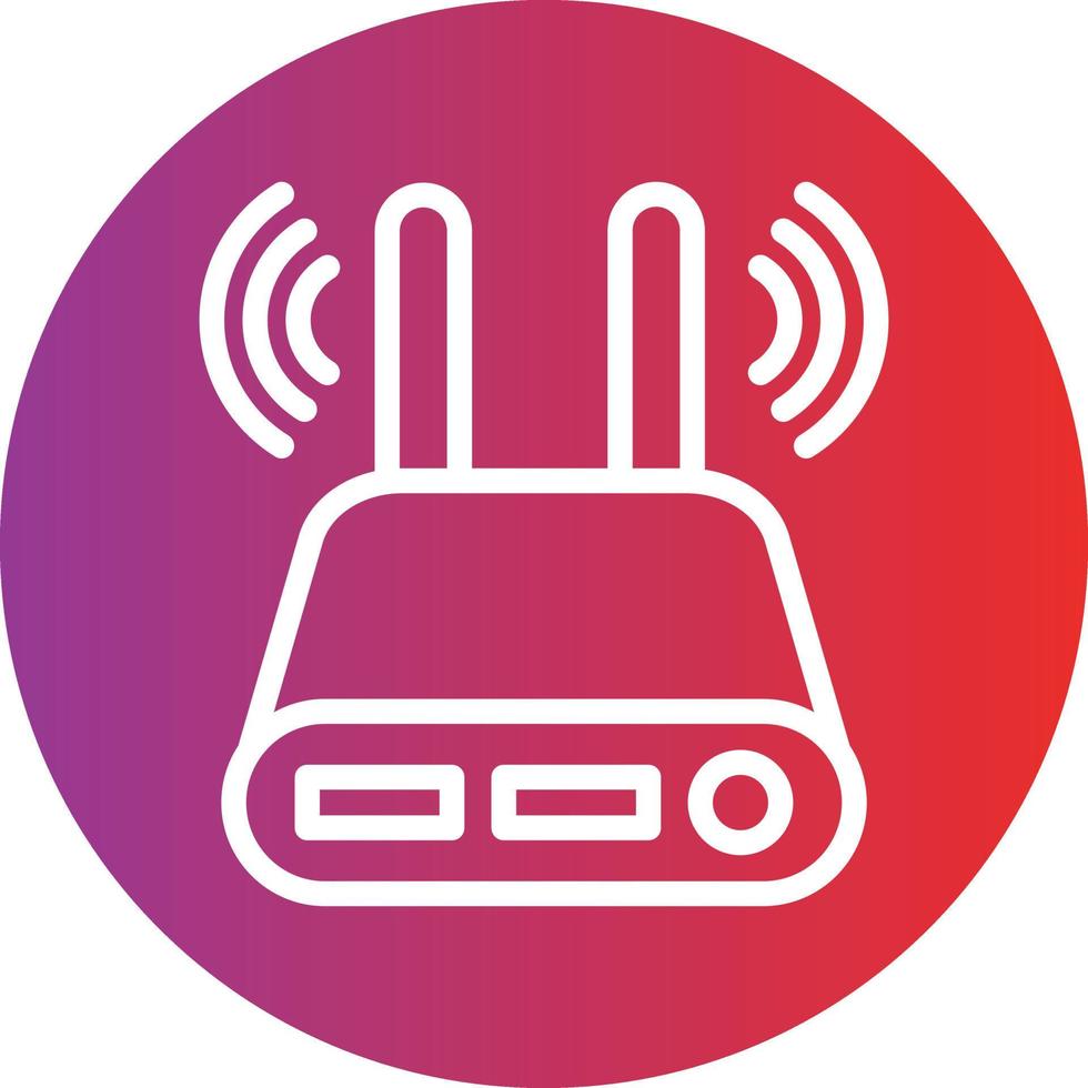 Modem Icon Style vector