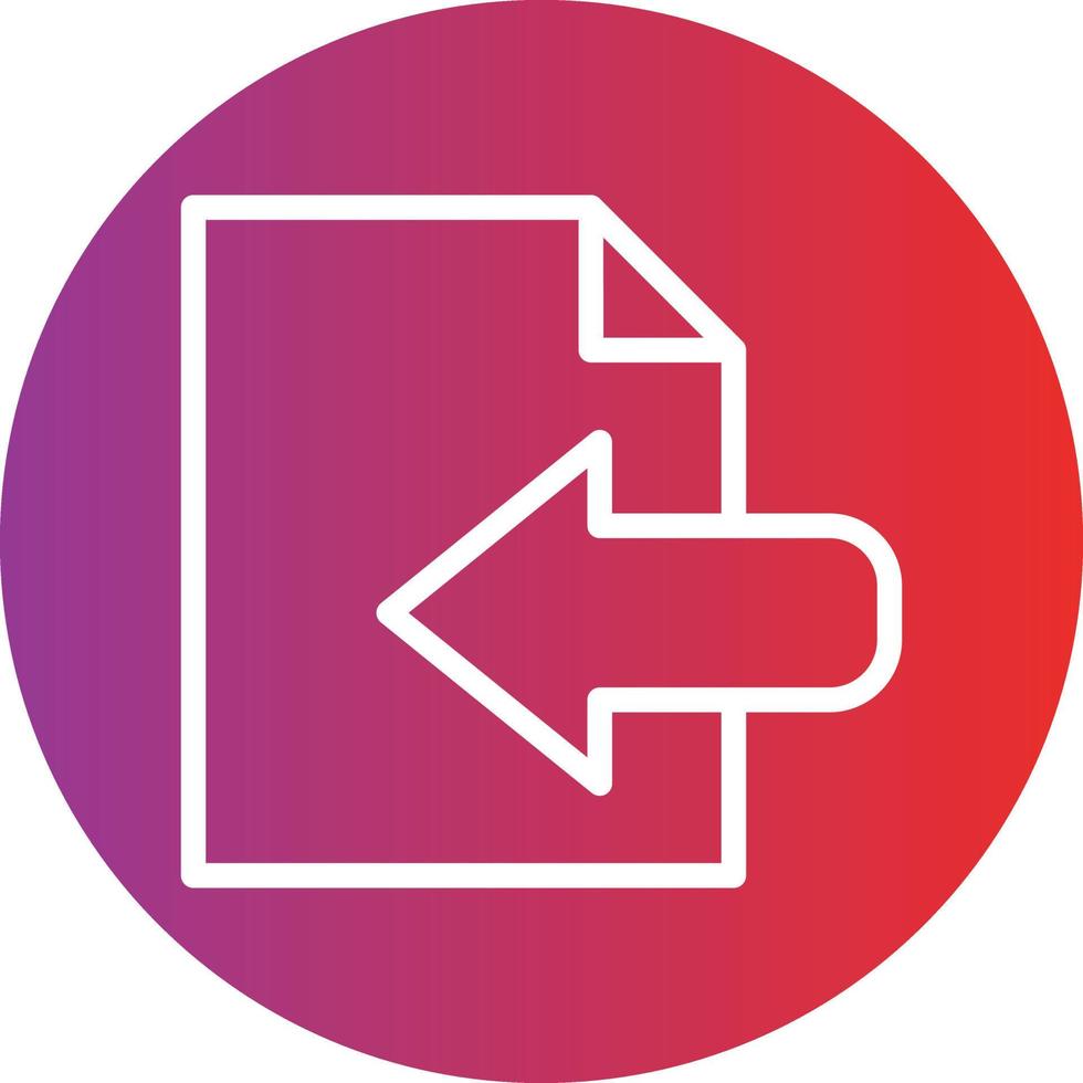 Import Icon Style vector