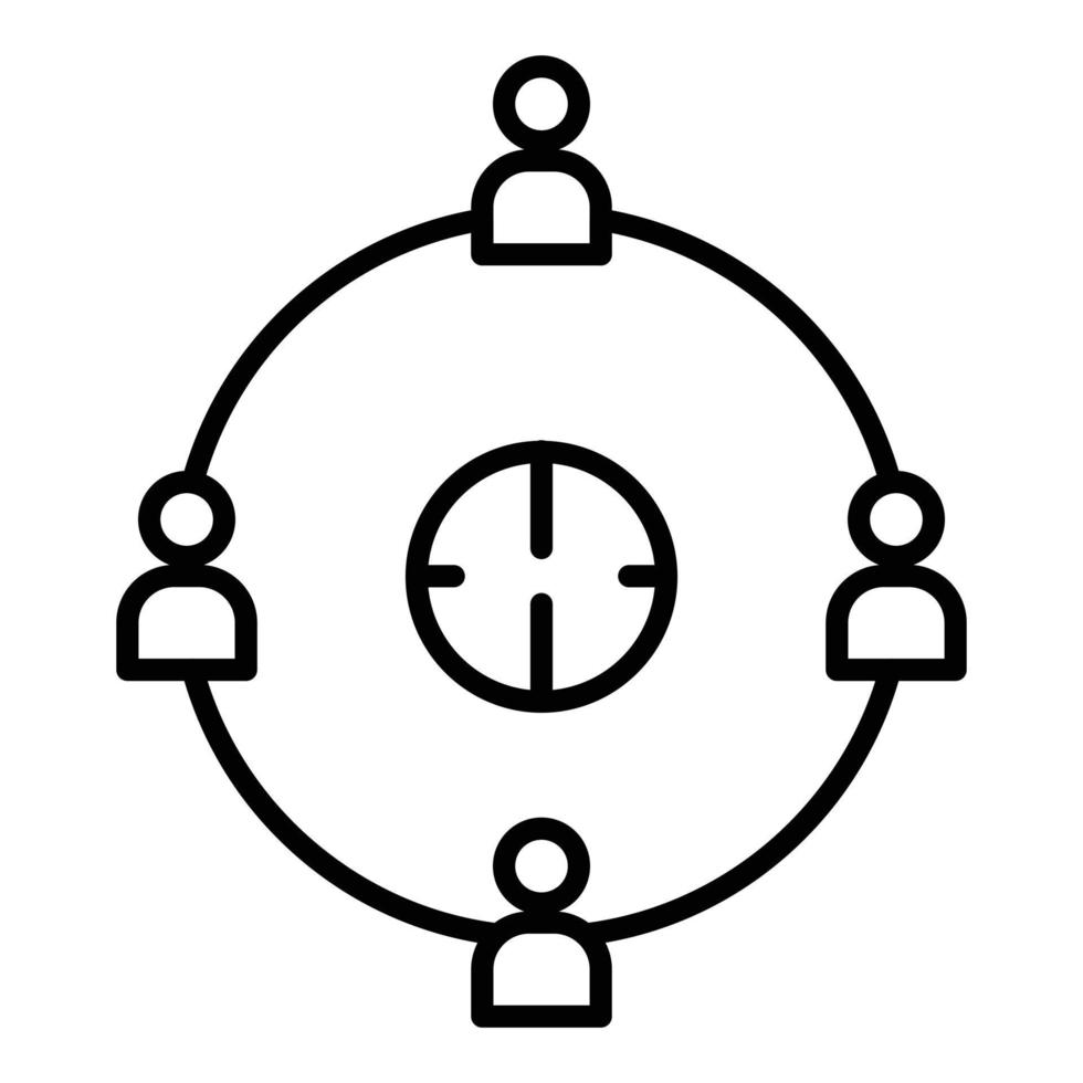 User Connection Icon Style vector