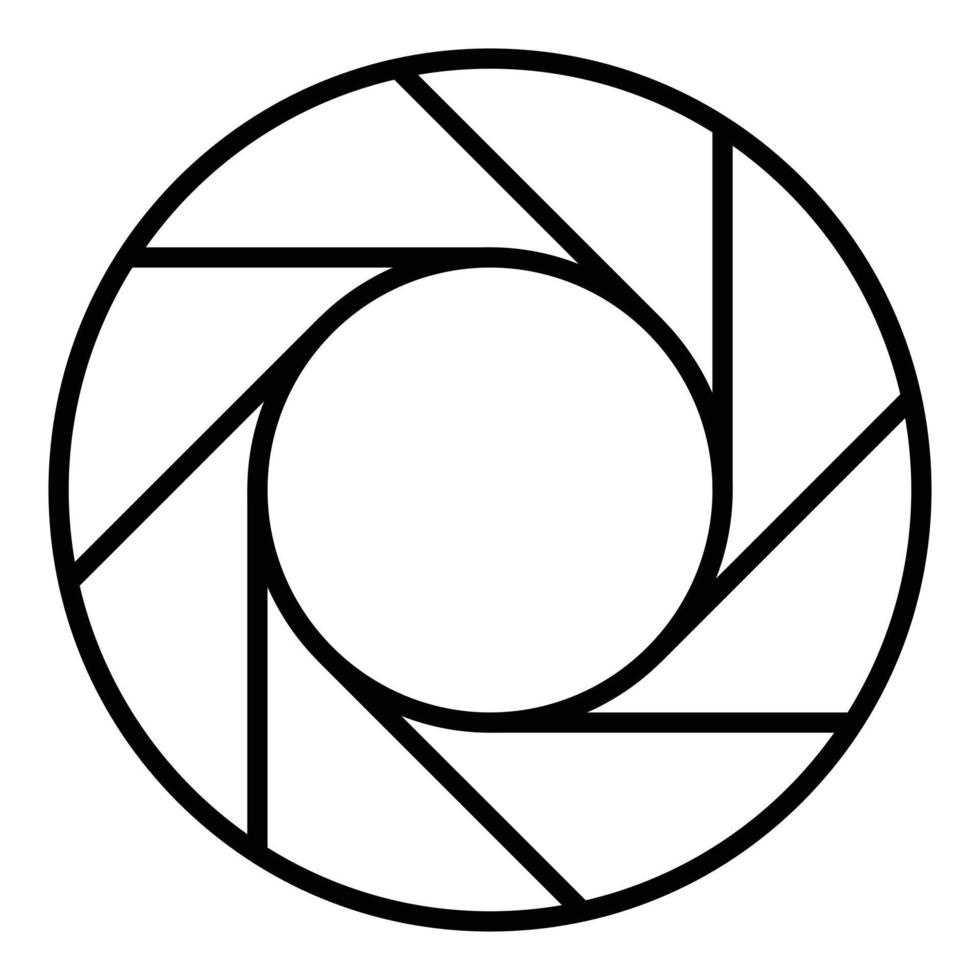 Diaphragm Icon Style vector