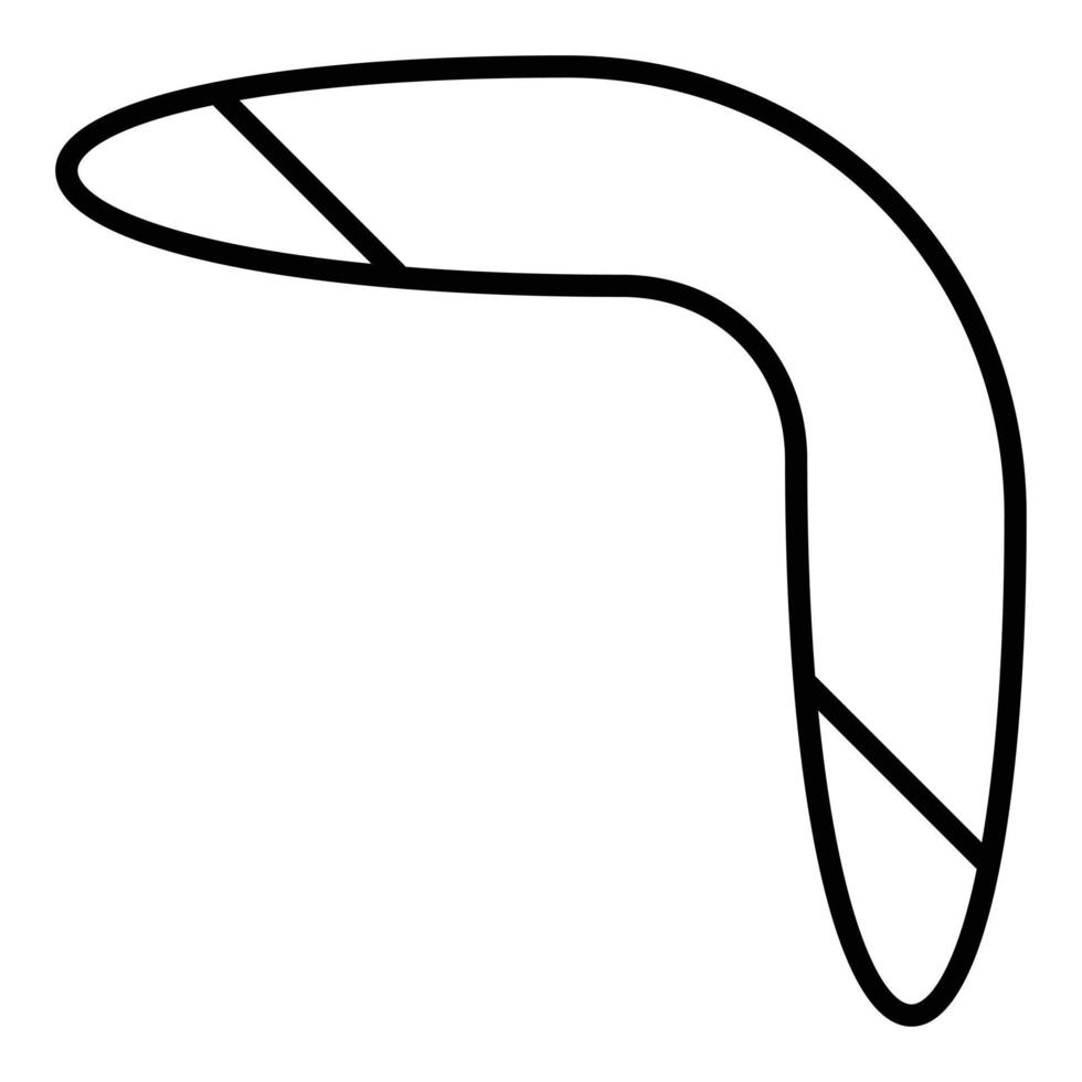 Boomerang Icon Style vector