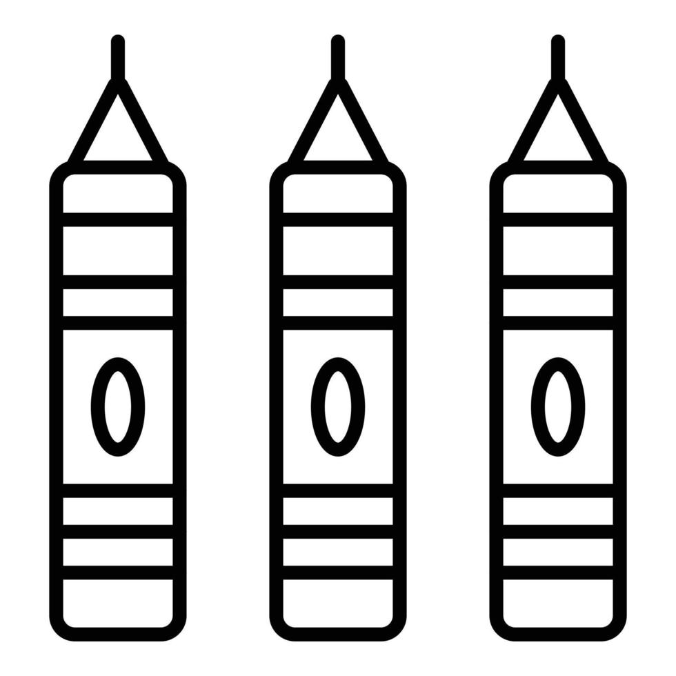 Crayons Icon Style 12816016 Vector Art at Vecteezy