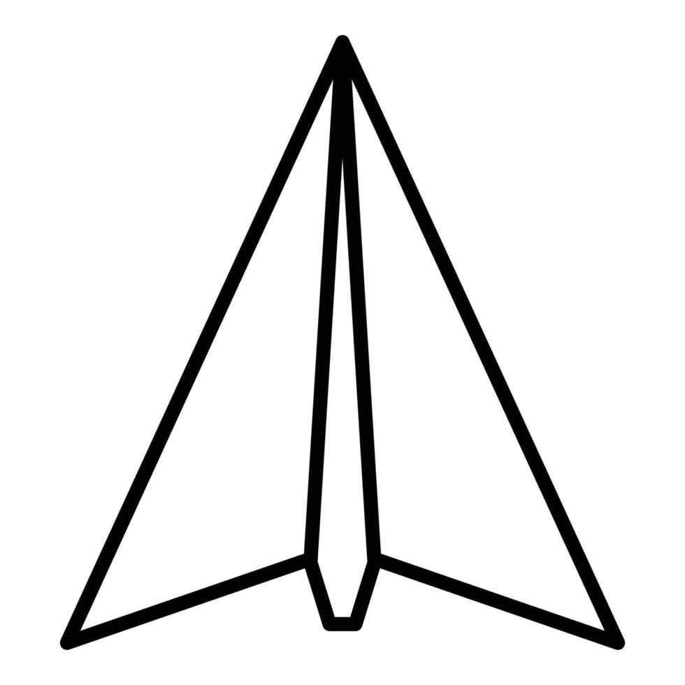 Paper Plane Icon Style vector