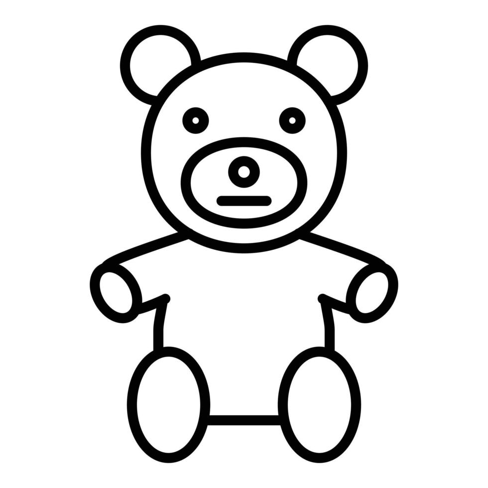 Teddy Icon Style vector