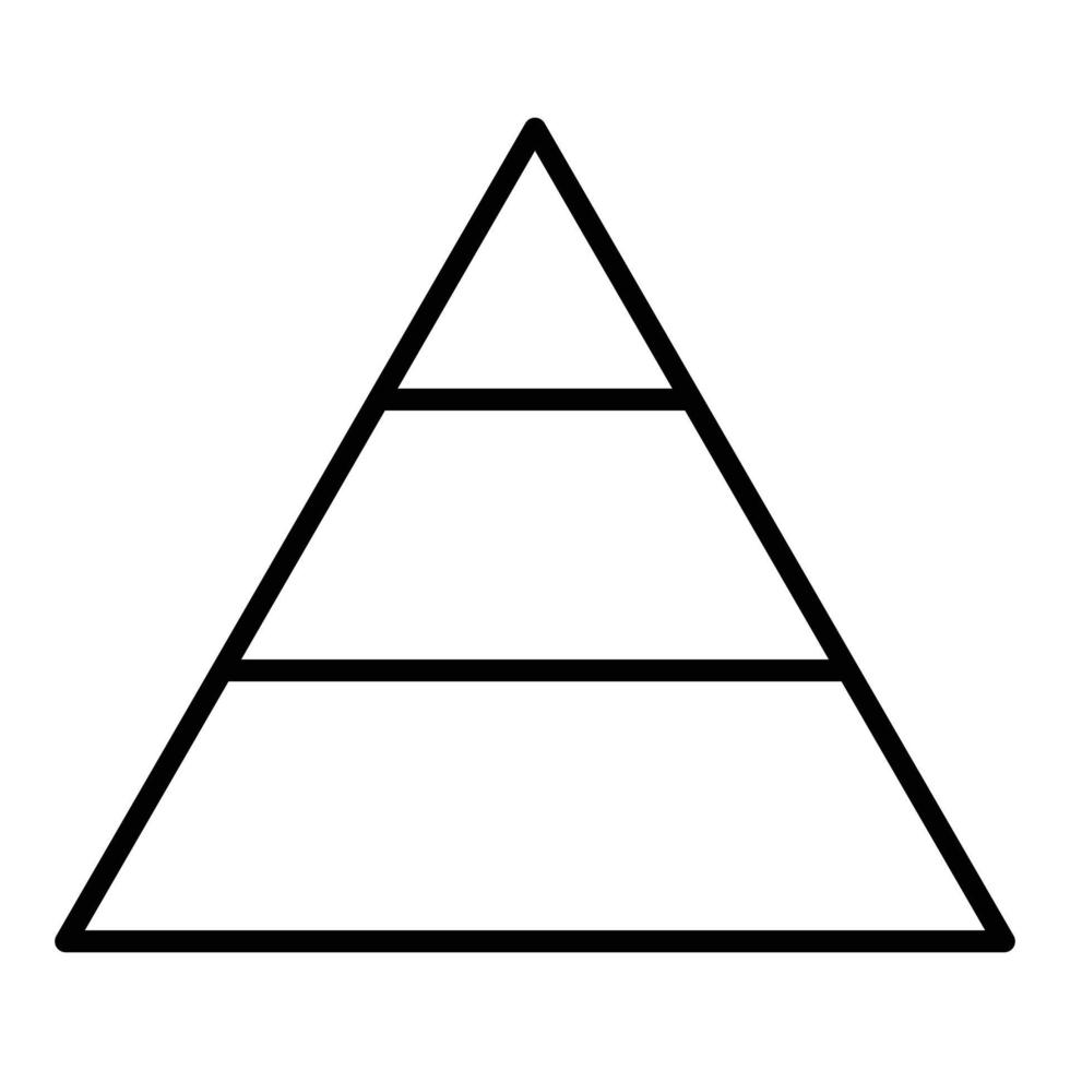 Pyramid Icon Style vector