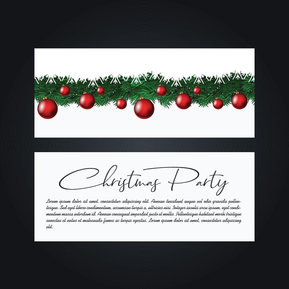 Merry christmas decorative vintage background vector