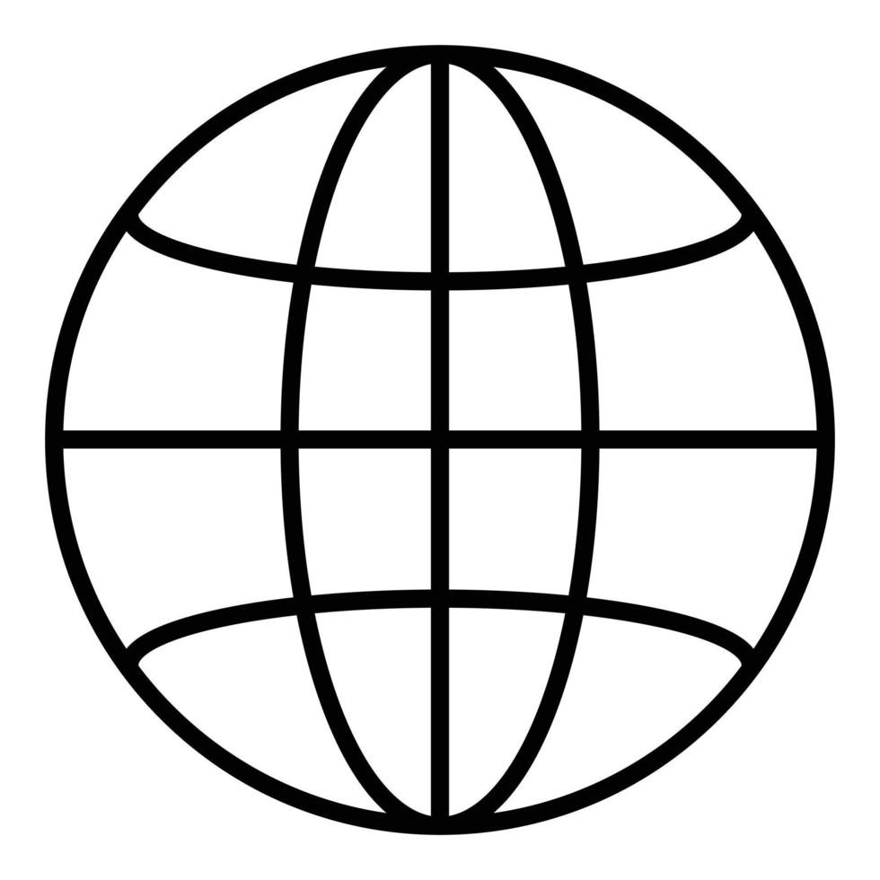 Globe Icon Style vector