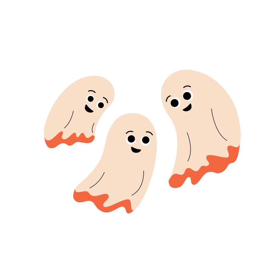 fantasma de la celebración de halloween vector