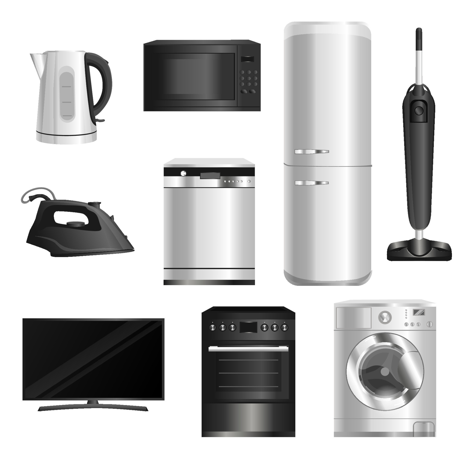 Household Appliances Isolated Photos and Images