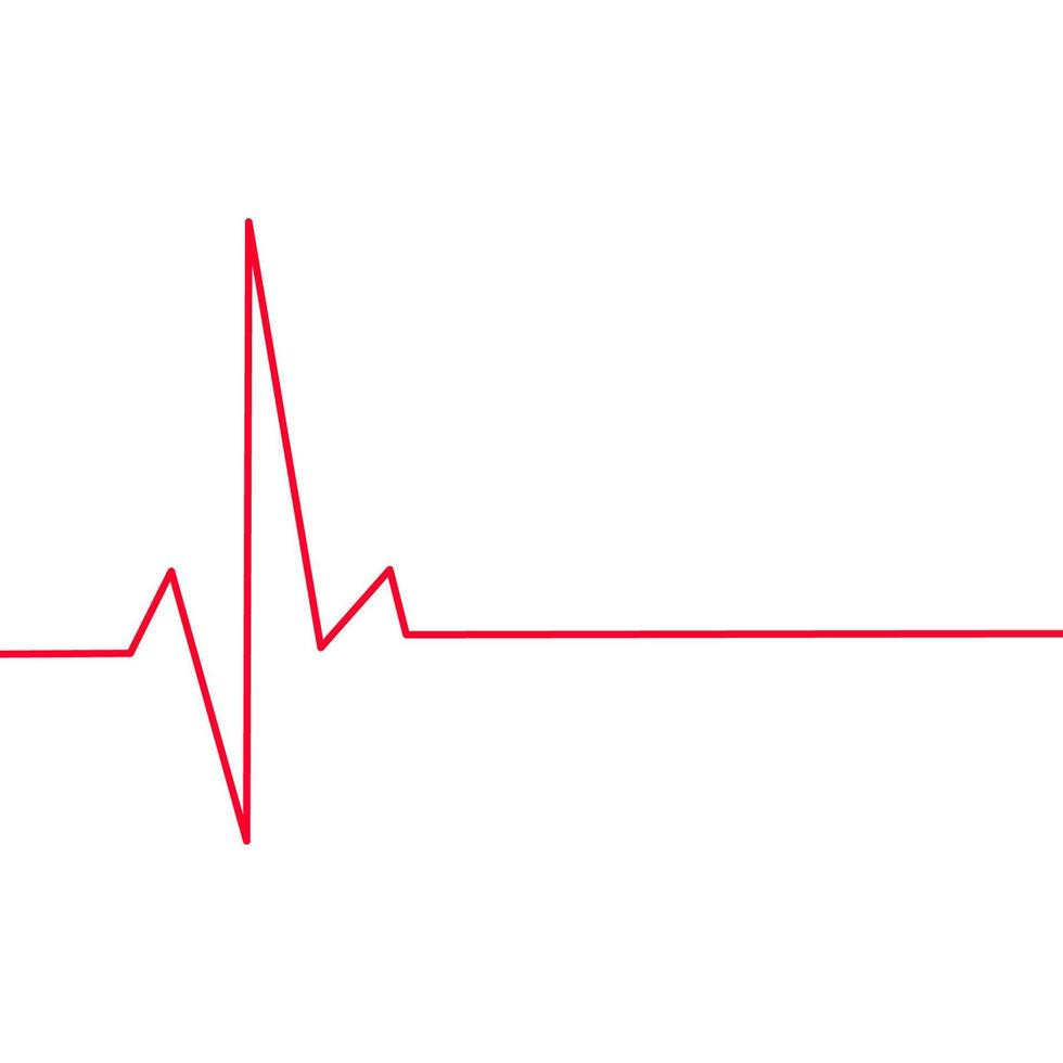 cardiogram heartbeat pulse medical health heart line vector