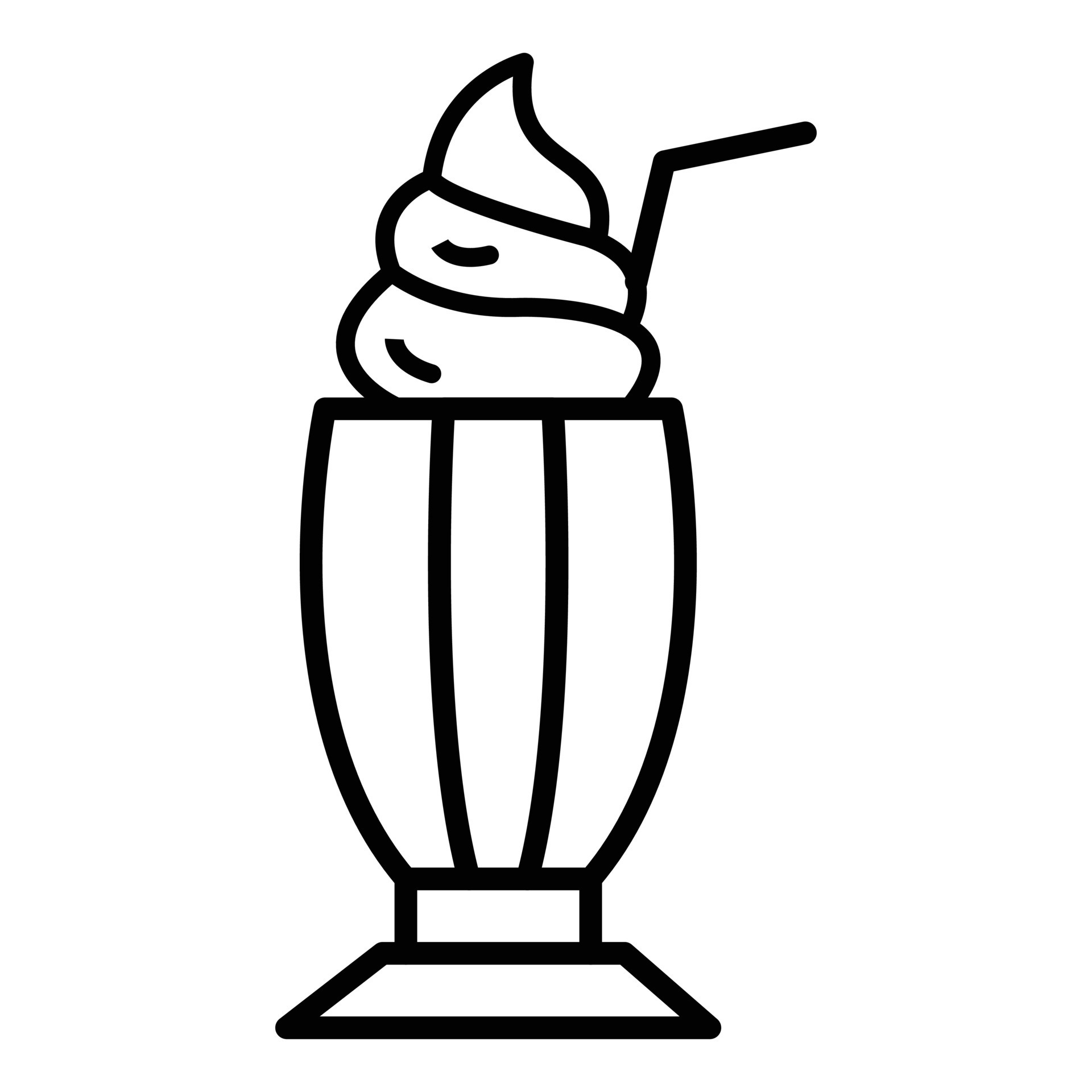 Milkshake Icon Style 12817901 Vector Art at Vecteezy