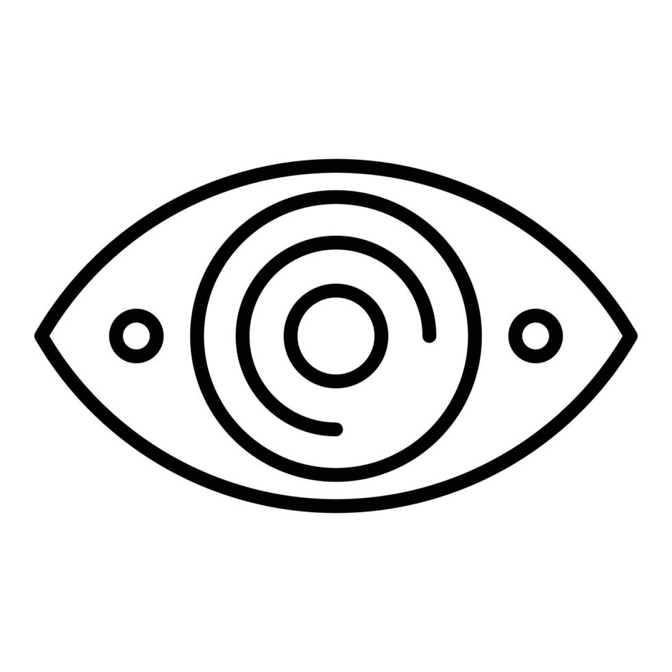 Vision Icon Style vector