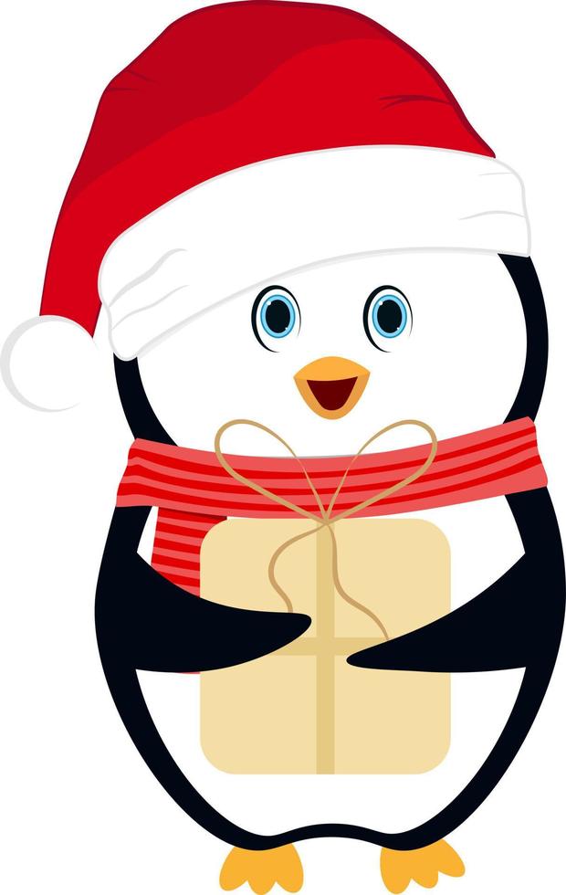 Christmas Penguins Design vector