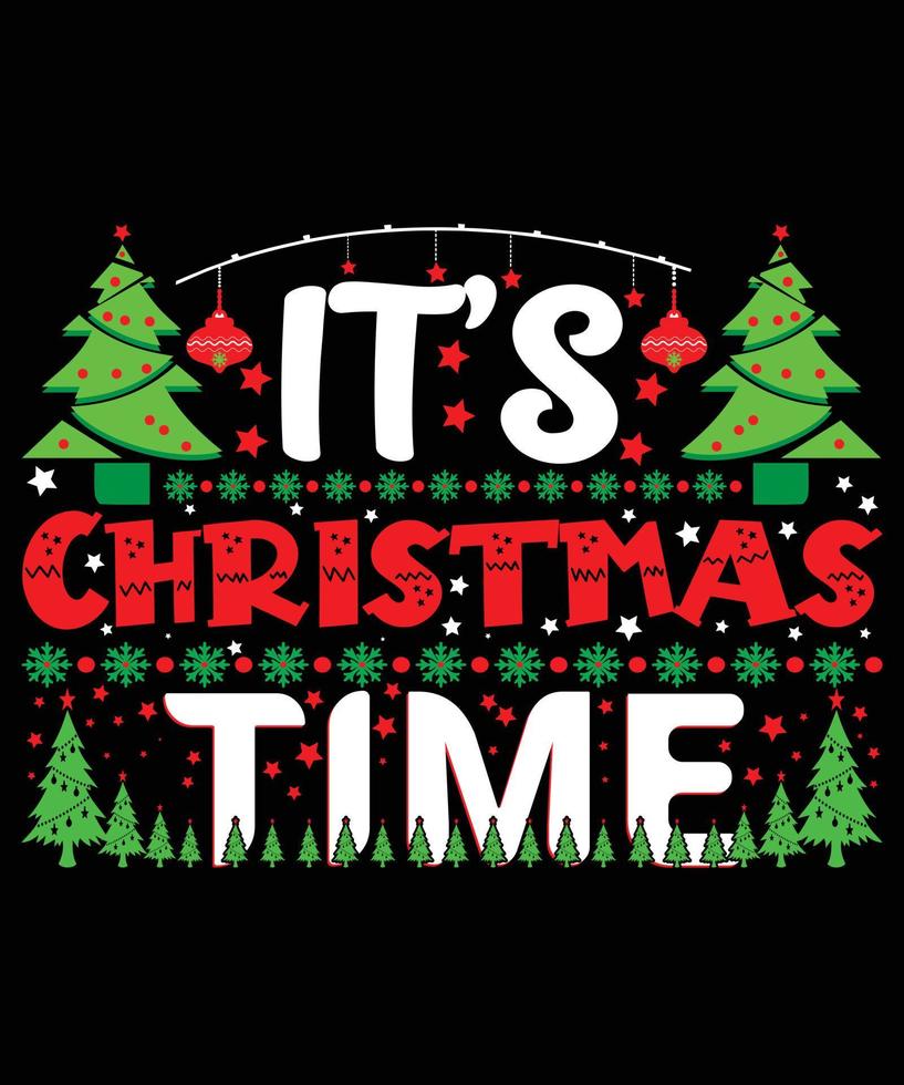 The Best Christmas Quotes T-shirt Design. vector