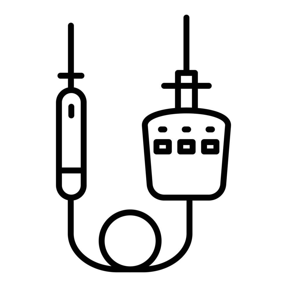 Voltage Indicator Icon Style vector