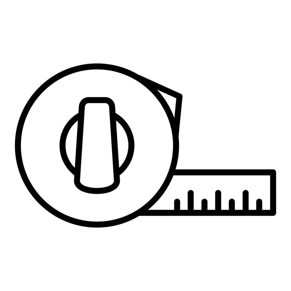 Tape Measure Icon Style vector