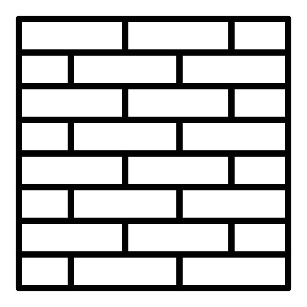 Brickwall Icon Style vector