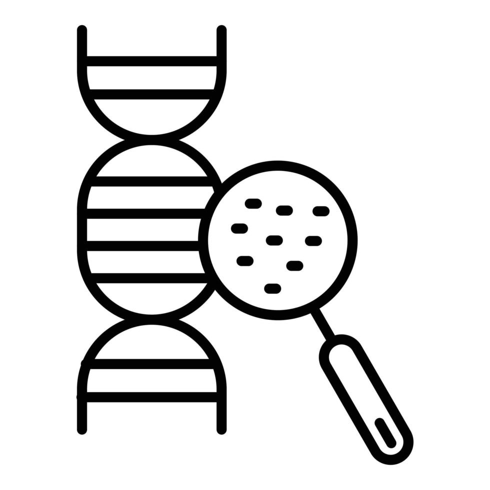 Genetic Engineering Icon Style vector