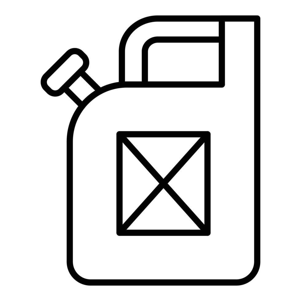 Jerrycan Icon Style vector