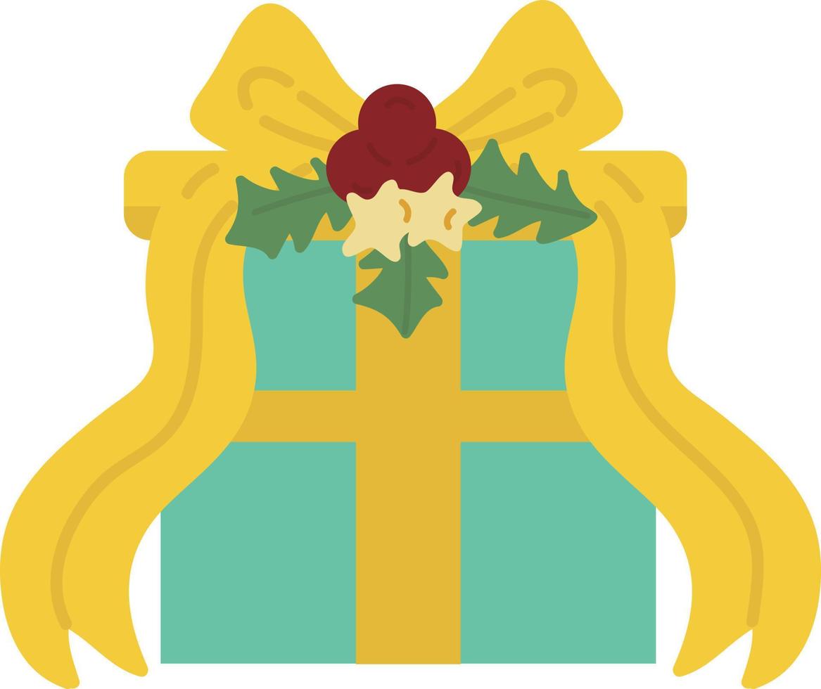 Christmas present. Garlands, flags, labels, bubbles, ribbons and stickers. Collection of Merry Christmas decorative icons vector