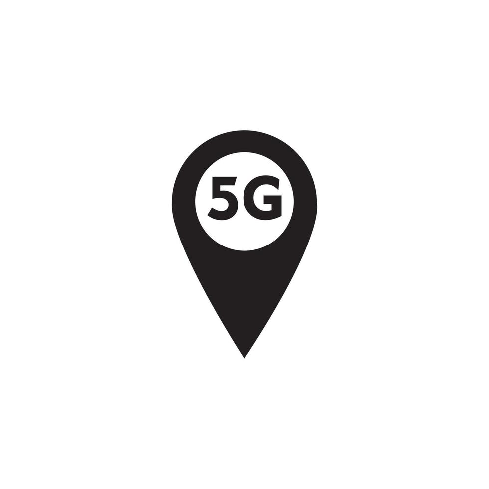 plantilla de vector de signo de logotipo 5g