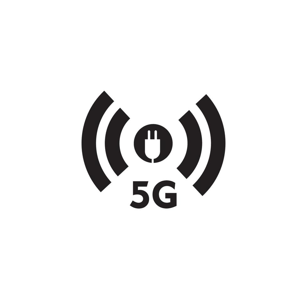 5g logo sign vector template