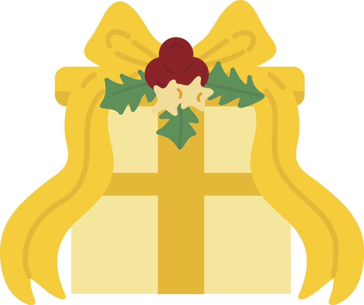 Christmas present. Garlands, flags, labels, bubbles, ribbons and stickers. Collection of Merry Christmas decorative icons vector