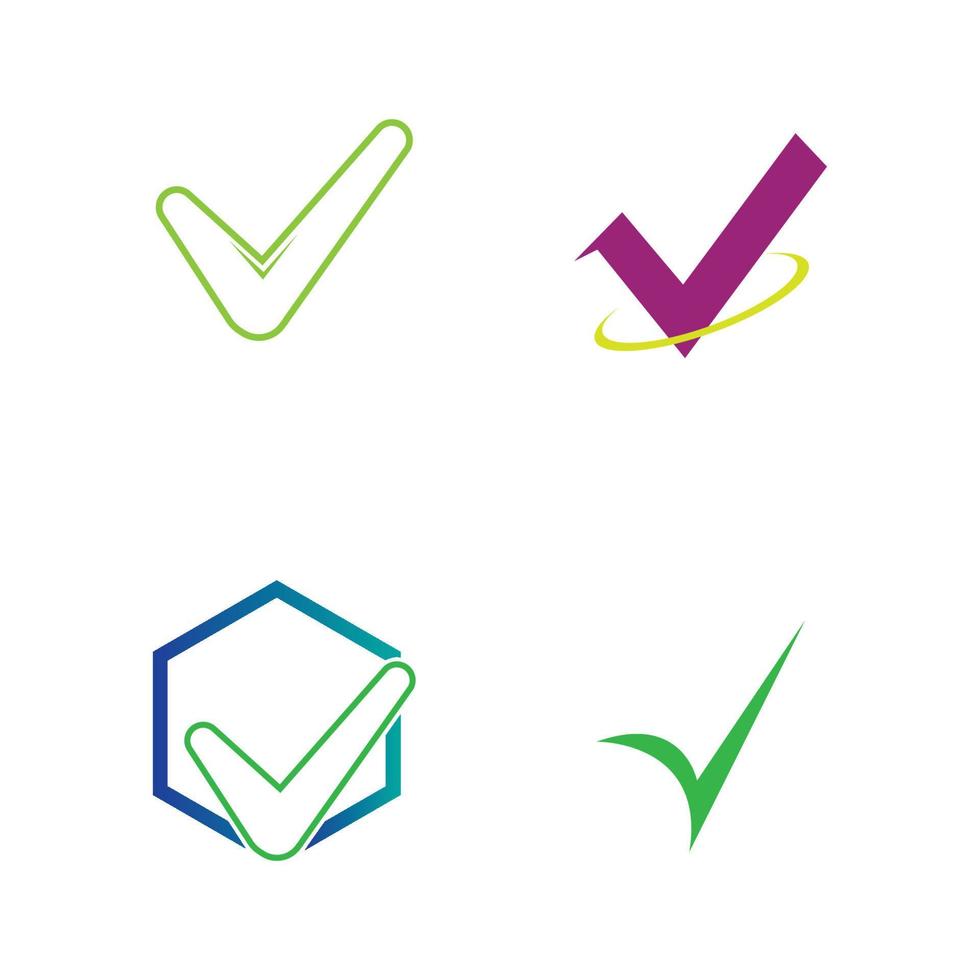 check mark logo vector