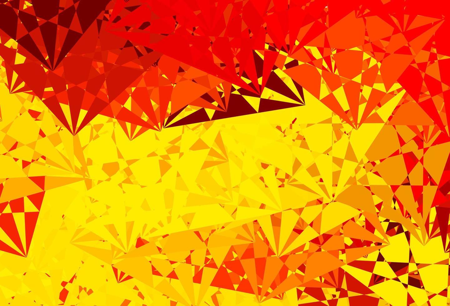 Light Orange vector backdrop with chaotic shapes.