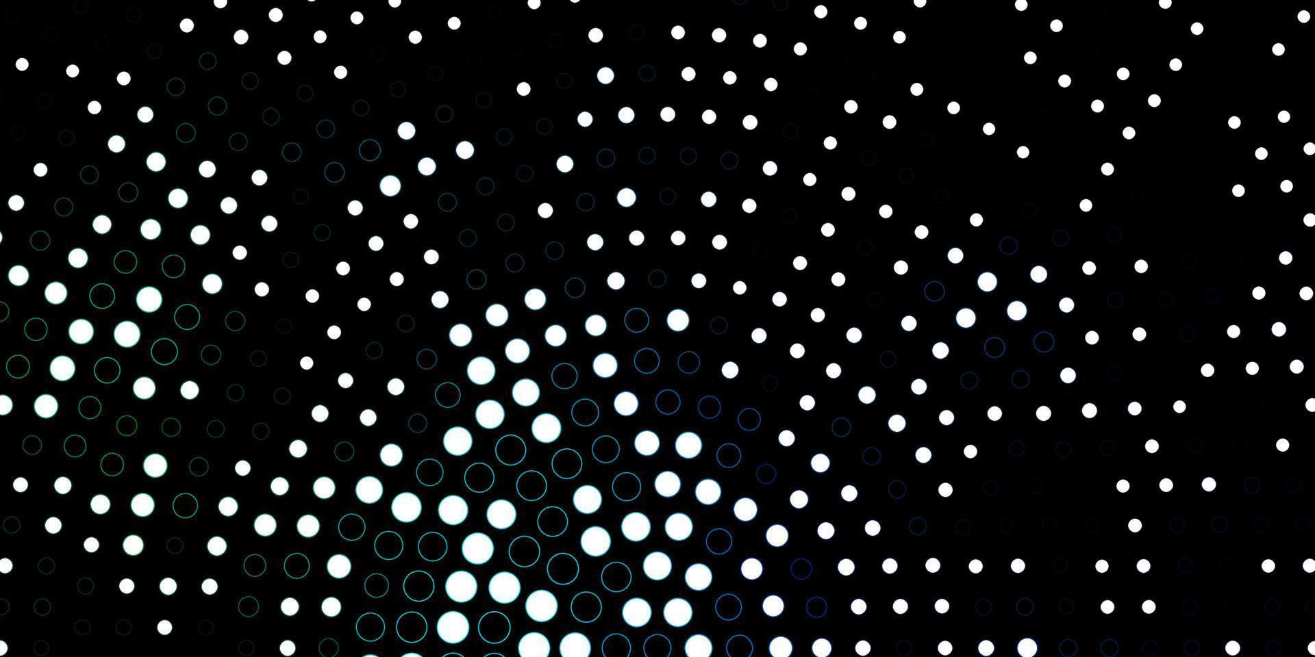 Dark Blue, Green vector layout with circle shapes.