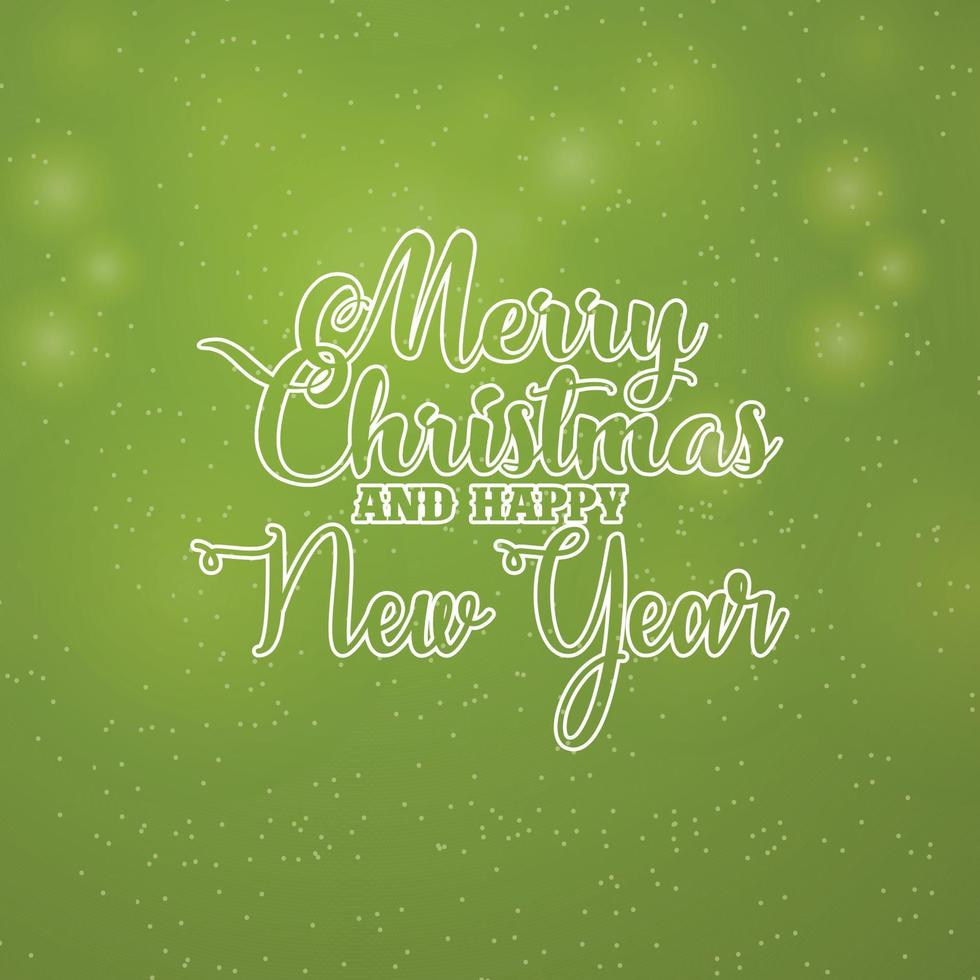 Christmas and Happy new year Background vector
