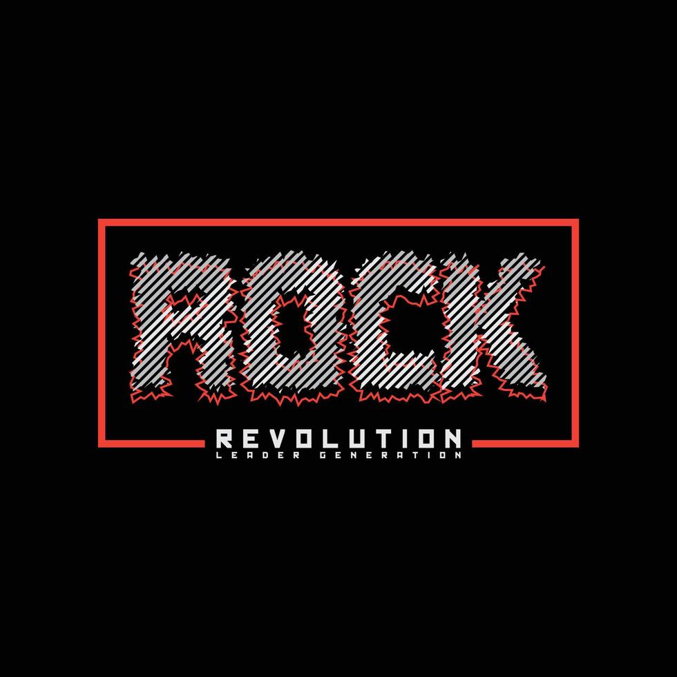 diseño de camisetas y prendas de rock vector