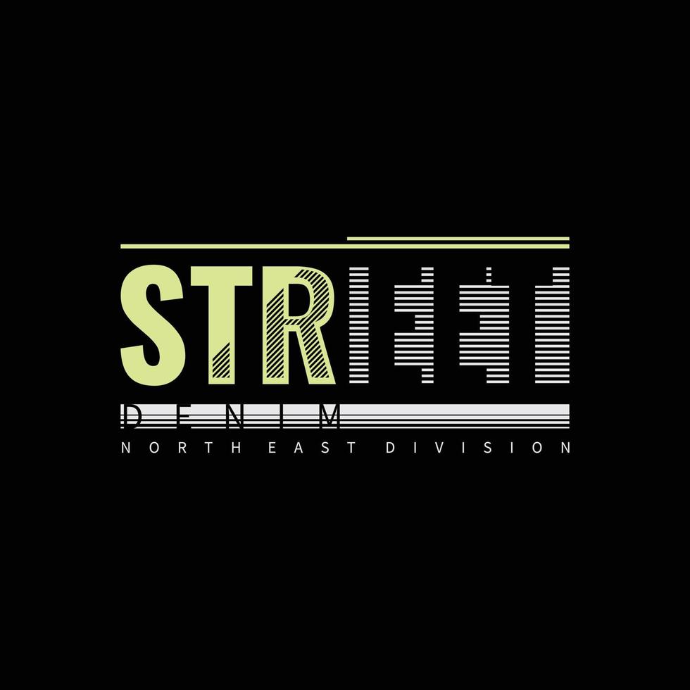 Street t-shirt and apparel design vector