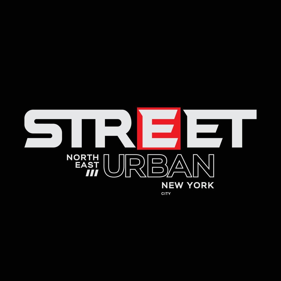 Street t-shirt and apparel design vector