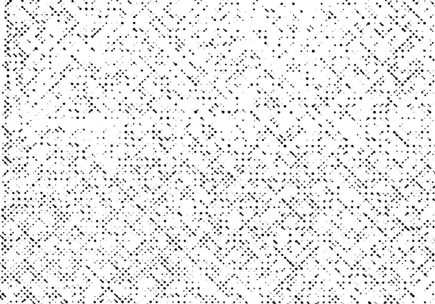 Distress grunge texture background, Old pattern overlay vector, Halftone grungy monochrome vector