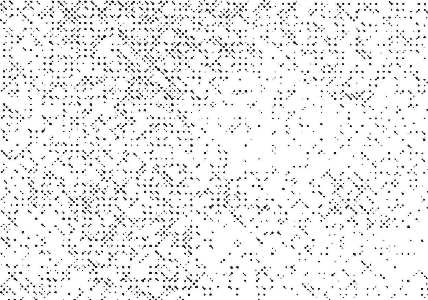 Grunge texture background, Old pattern overlay vector, Halftone retro monochrome vector