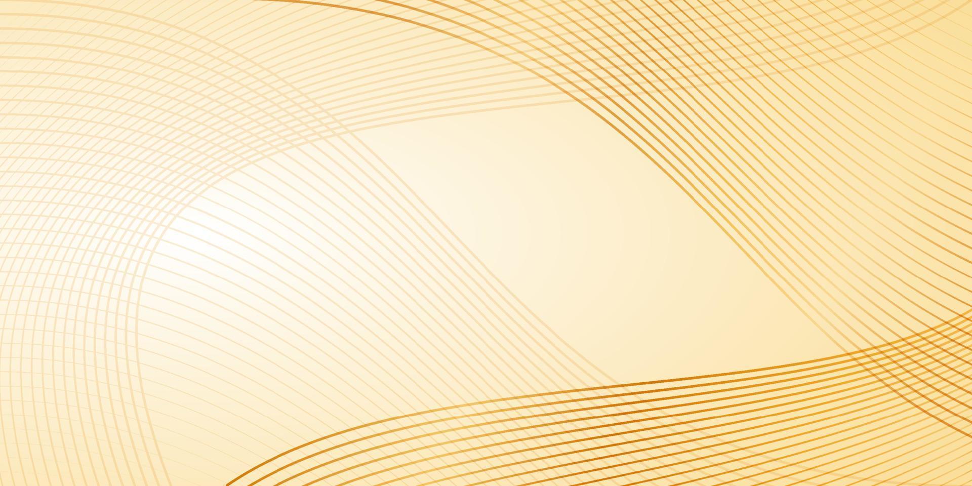 elegant abstract background with thin lines and golden gradient vector