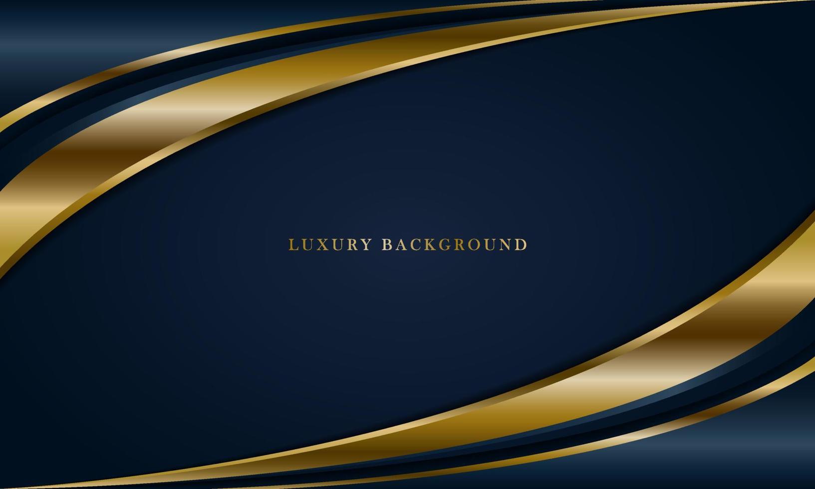 Luxury Navy Blue Background With a golden color combination. vector