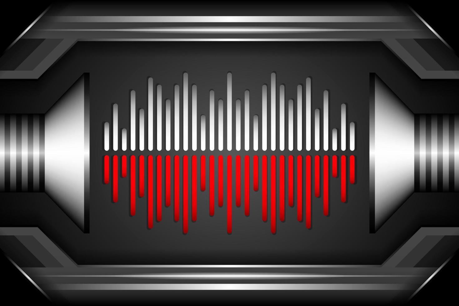 Flag wave poland country, Beat wave flag, Abstract geometric background. vector