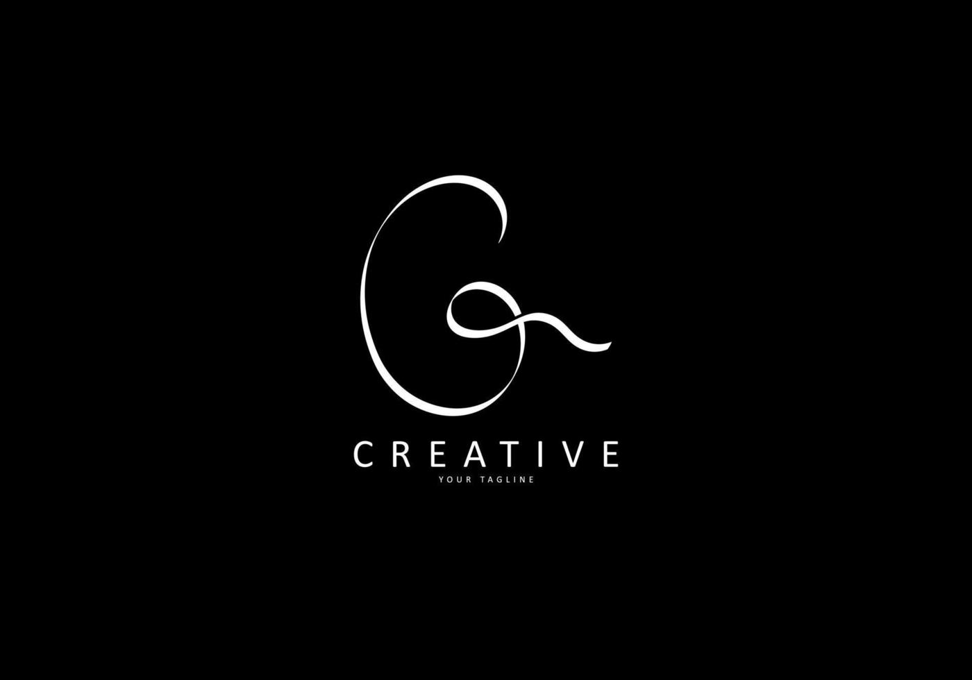 Letter G Fine Cloth Logotype vector
