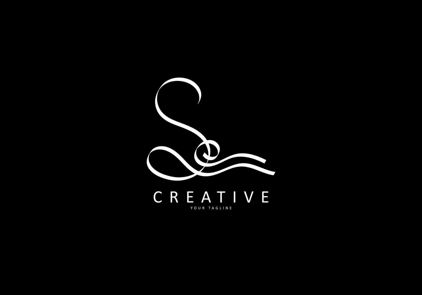 Letter SE Fine Cloth Logotype vector