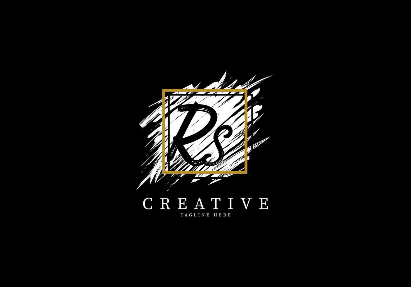 Initial Letter RS Splash Grange Logo vector
