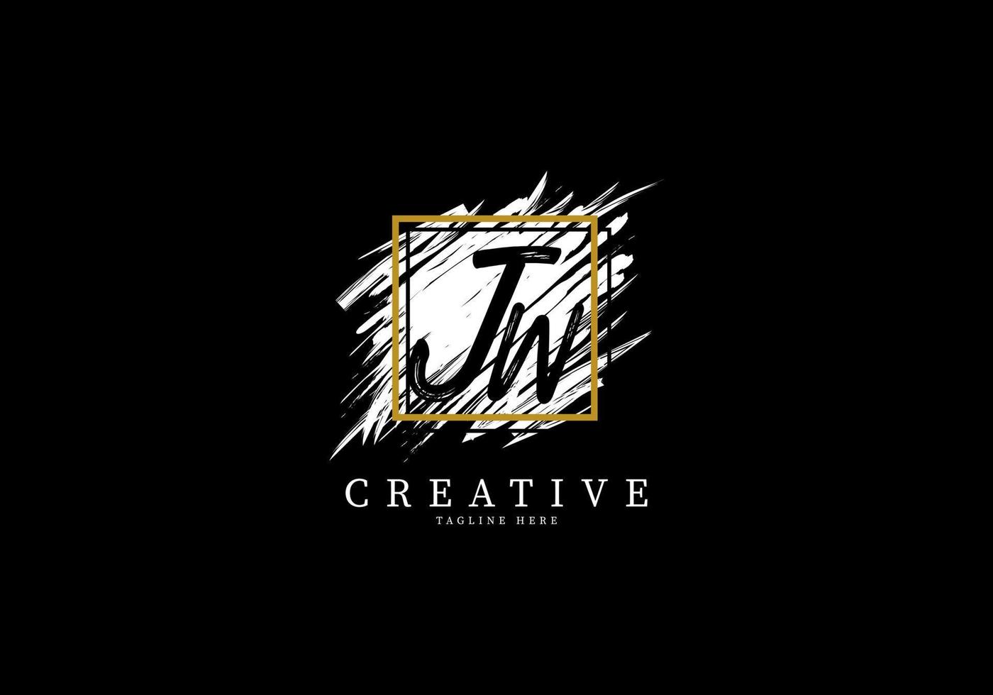 Initial Letter JW Splash Grange Logo vector