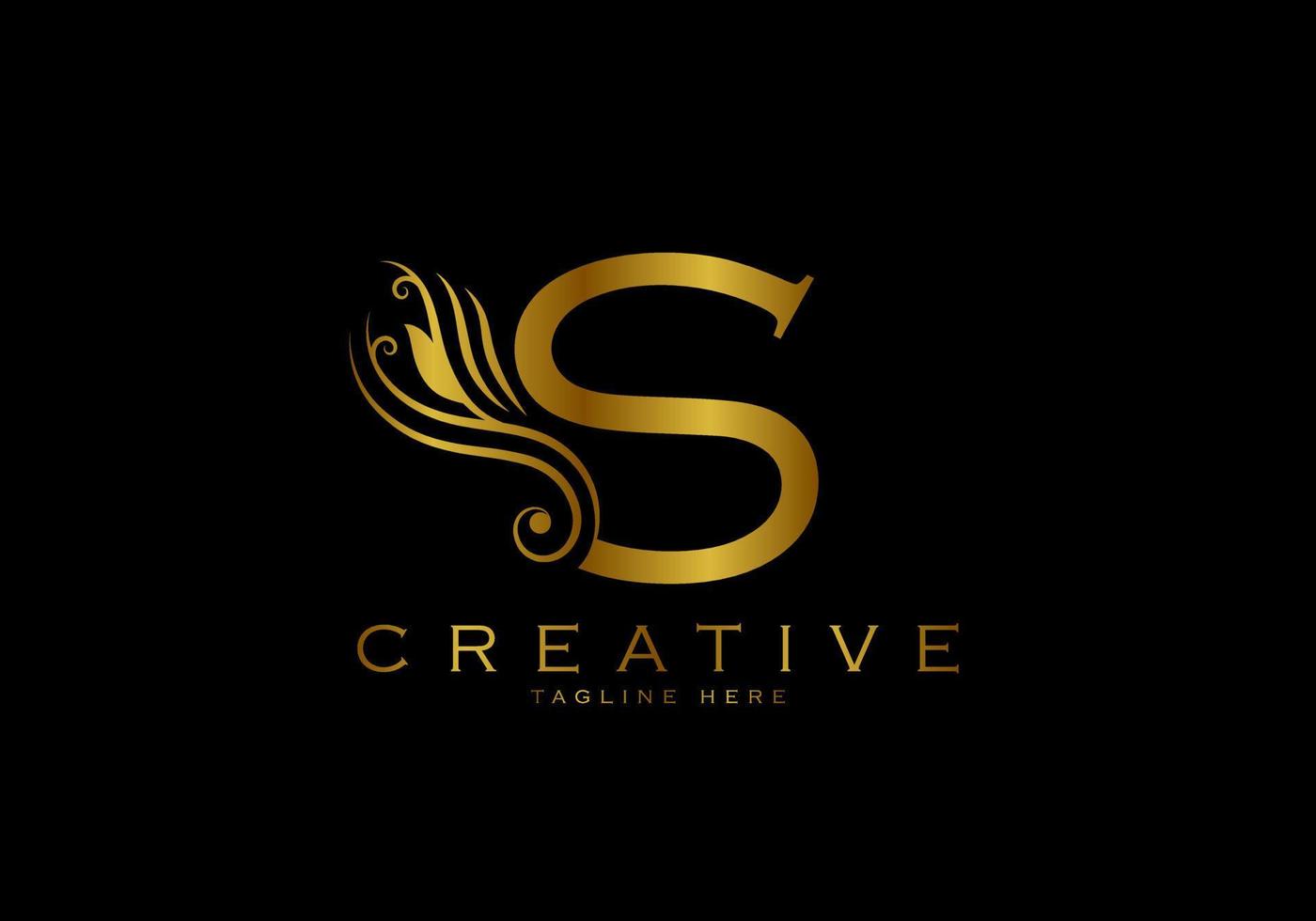 Letter S Luxury Logo Template vector