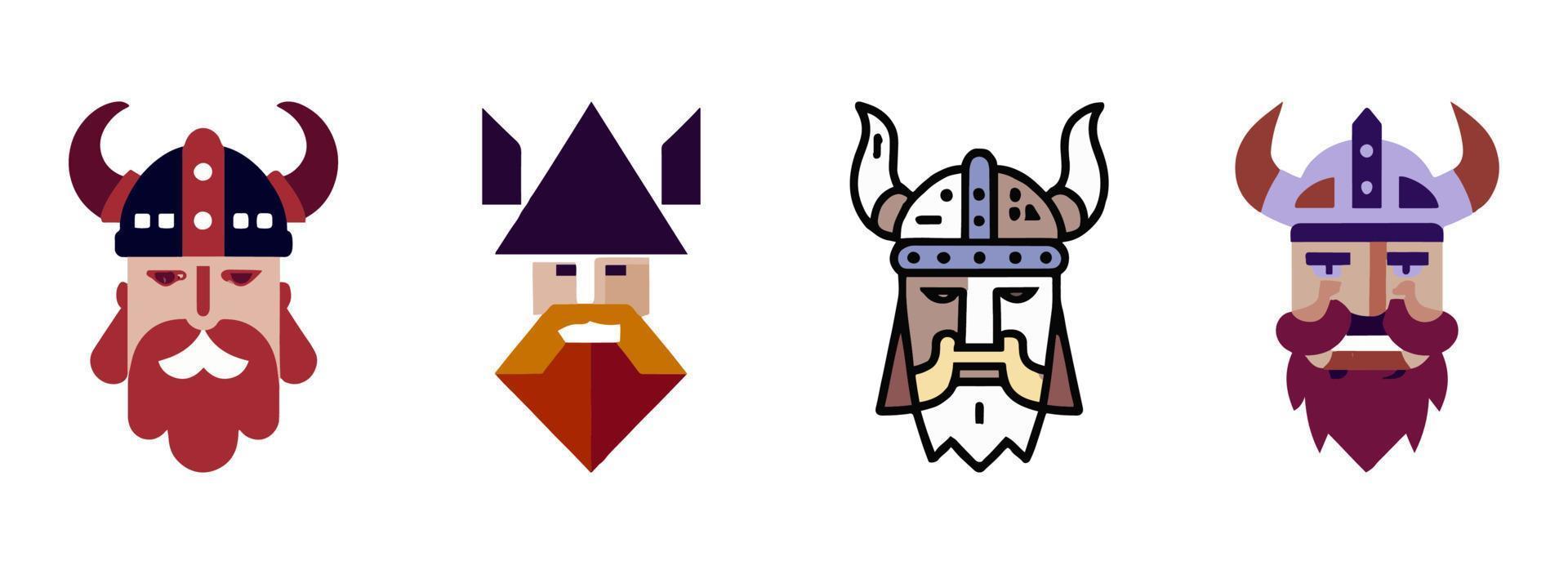 Scandinavian warrior symbol. Vector. vector