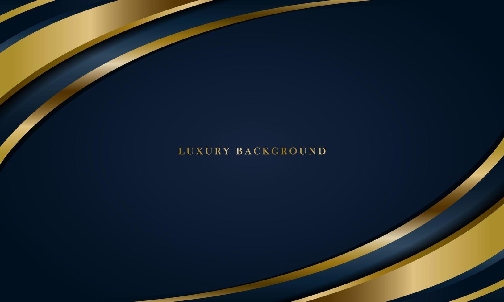 Luxury Navy Blue Background With a golden color combination. vector