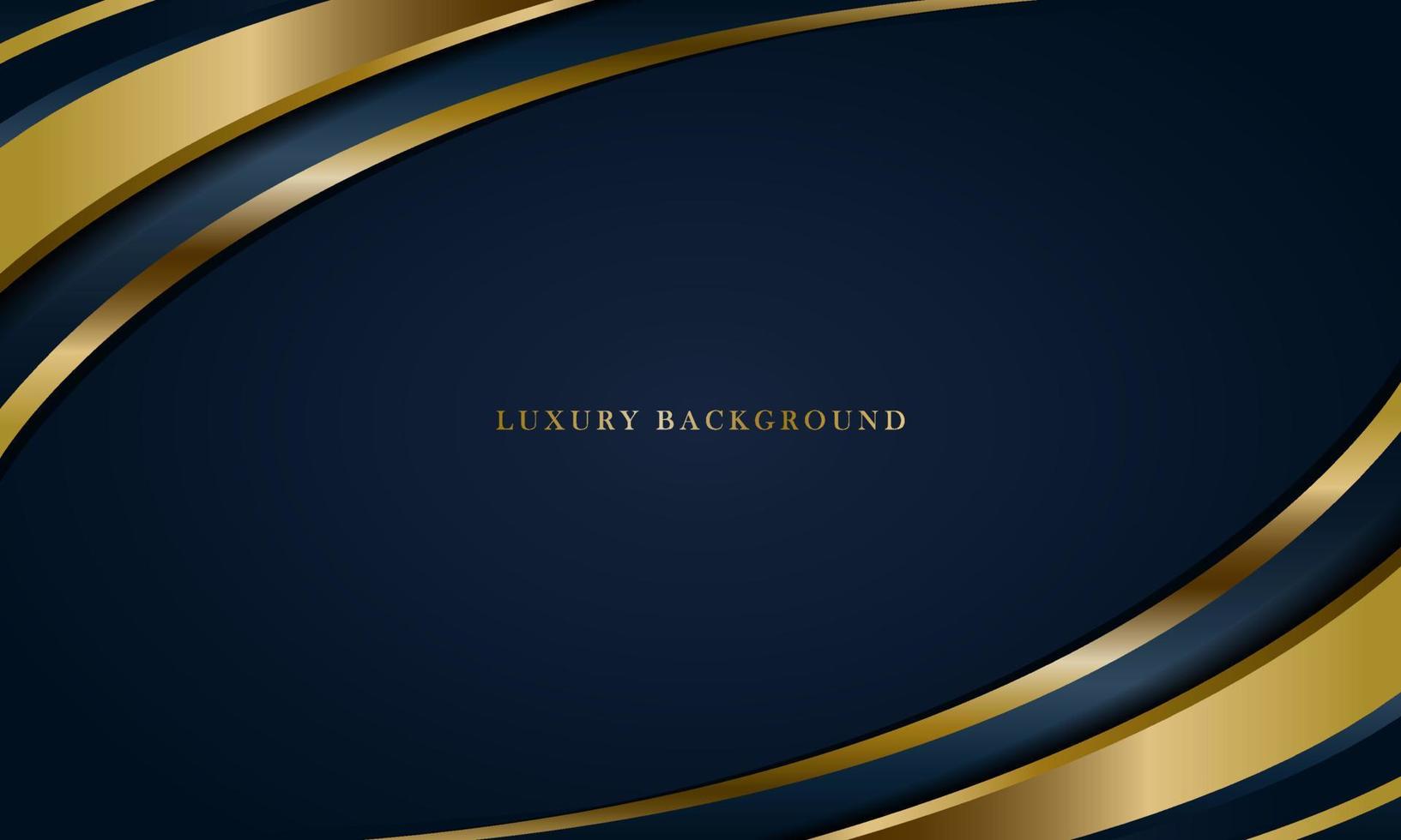 Luxury Navy Blue Background With a golden color combination. vector