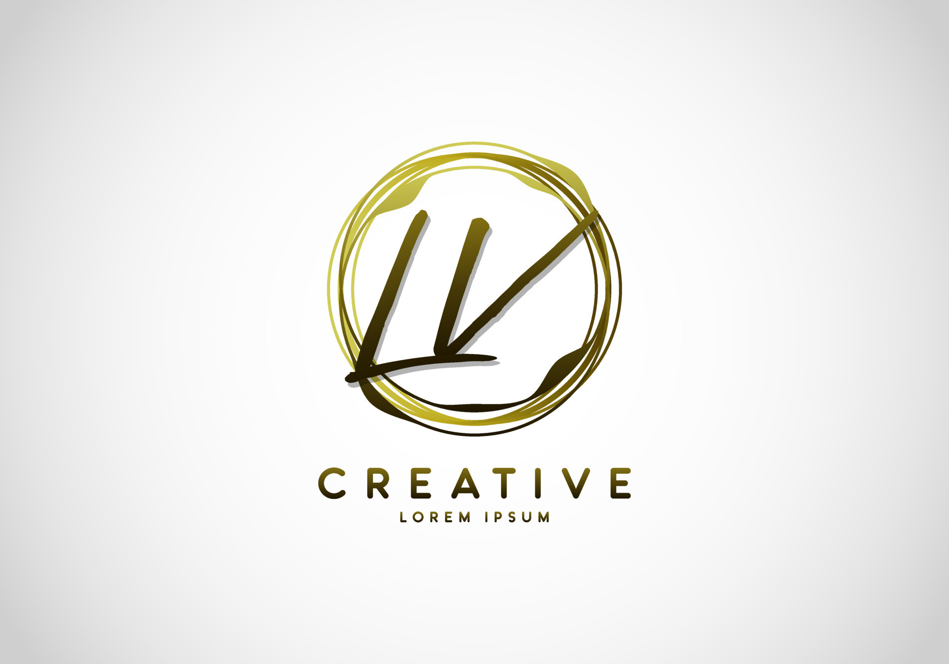 Premium Vector  Luxury signature logo design initial lv handwriting vector logo  design illustration image