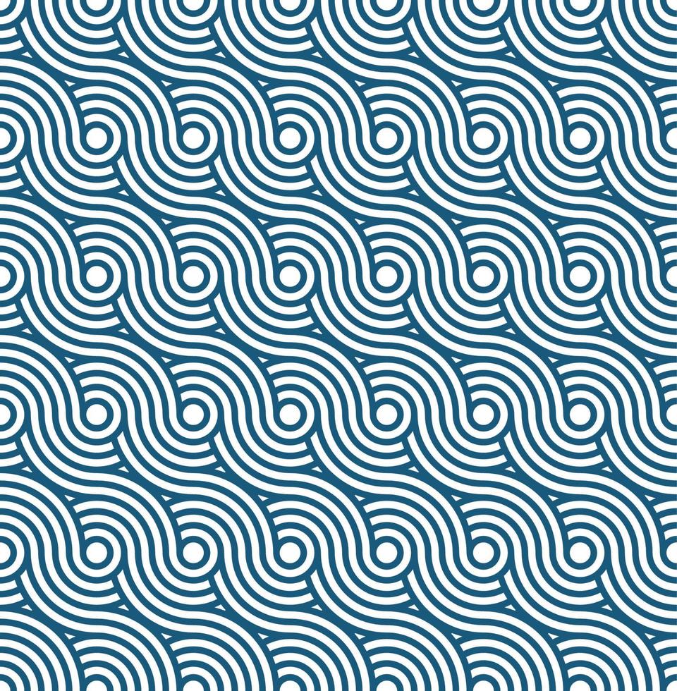 Seamless vector pattern. Modern style texture. Repeating wave geometry. Simple graphic design.