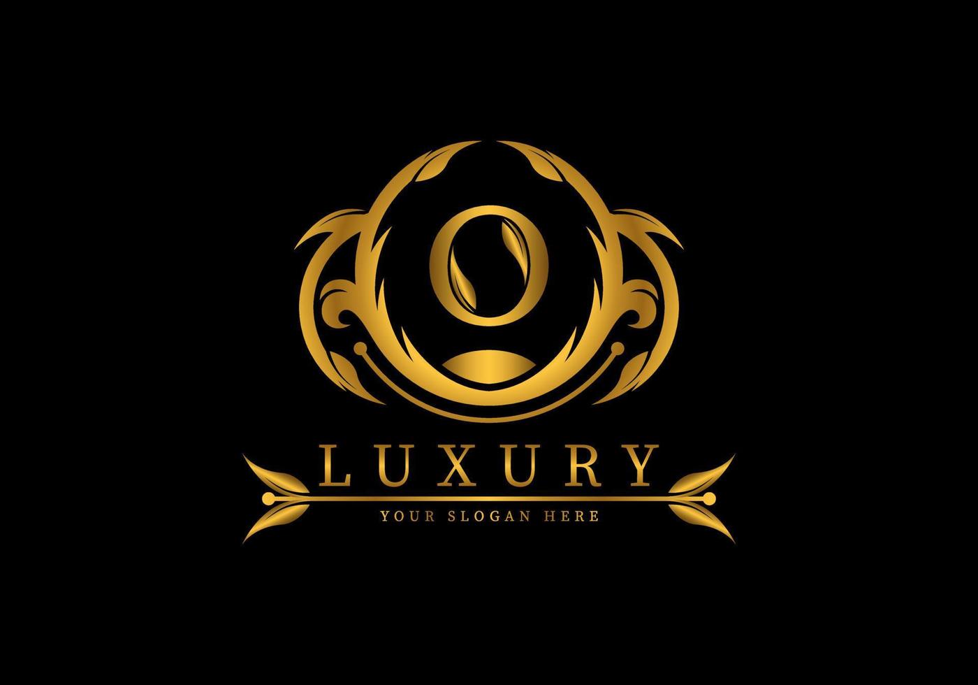 Letter O Luxury Logo Template Decoration vector